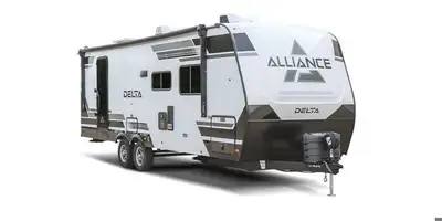 Lightweight Rear Bath RV with 200W Solar Panel & Camping Packages! 2026 Alliance RV Delta RB152THE N...