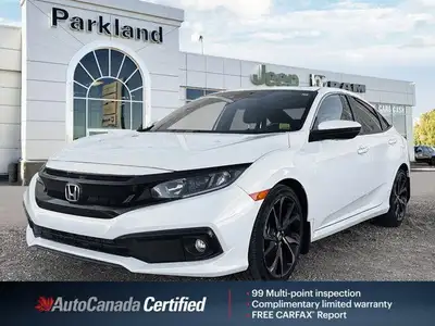 Sporty, efficient, and packed with advanced features, the *2019 Honda Civic Sedan Sport* delivers a...