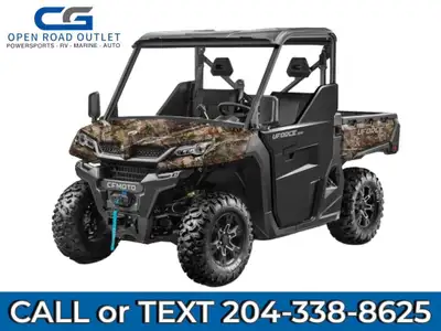 2026 CFMOTO Uforce 1000 Camo 2026 CFMoto Uforce 1000 Camo More than $5,300 in add-ons !!! Half-doors...