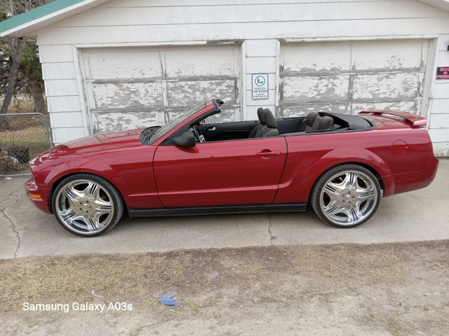 Red Mustang Convertible in Cars & Trucks in Lethbridge - Image 2