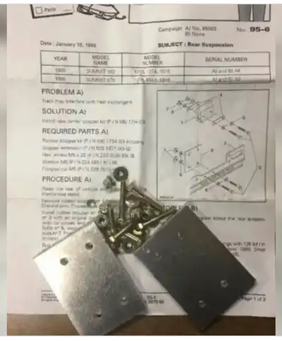 Bso. BRP 590175400 STOPPER EXTENSION KIT,95 SUMMIT 583/670, View more