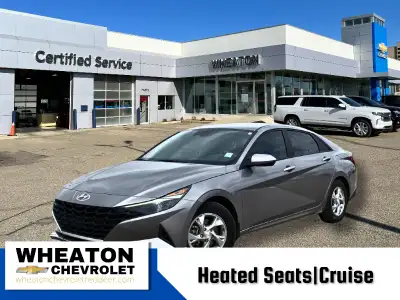 Experience confident, efficient driving with the 2023 Hyundai Elantra Essential in sleek Fluid Metal...