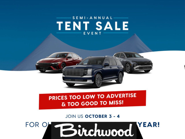2025 Hyundai Elantra N Line Ultimate Tent Sale! - October 3 & 4  in Cars & Trucks in Winnipeg