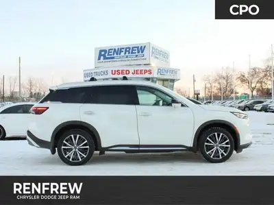 Shop this loaded 2023 INFINITI QX60 Sensory - one owner, fully serviced at INFINITI Gallery, no acci...