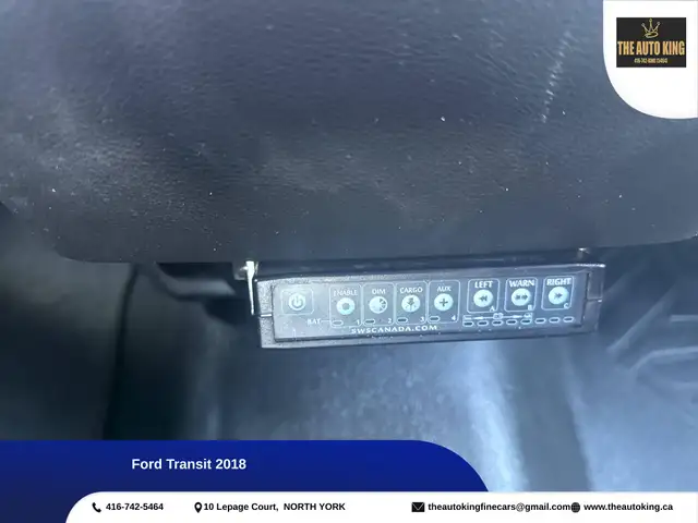 2018 Ford Transit ROOF RACK **** POWER OUTLET **** REAR SHELVES in Cars & Trucks in City of Toronto - Image 19