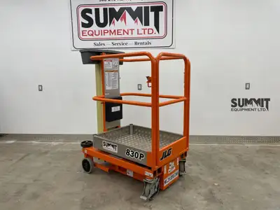 Shop-serviced and bench-tested vertical mast lift. This 2019 JLG 830P passed a fresh annual safety i...