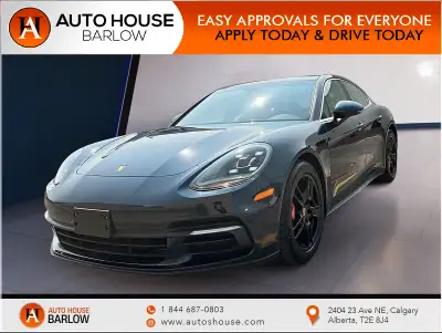 2018 PORSCHE PANAMERA 4 V6 WITH AWD & 72371 KMS. WITH AC, RADIO, USB, BLUETOOTH, NAVIGATION, BACKUP...