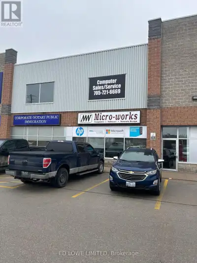 2443 s.f. Industrial space at the corner of Bayview & Churchill. 1 Drive-in door. Across from Park P...