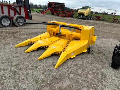 2026 NEW HOLLAND 3PN 3 ROW CORN HEAD STOCK #A115657 3 ROWS FITS NEW HOLLAND FP230 & FP240 FORAGE HAR...