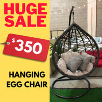 Single Seating Outdoor / Indoor Hanging Egg Patio Chair