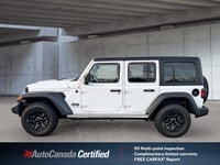 The 2024 Jeep Wrangler Sport in brilliant Bright White, with a mere 33,121 kilometers, is your ticke... (image 3)