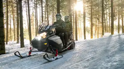 Snowmobile Rentals : Take In the last few weeks of the season before the snow is gonzo We have singl...