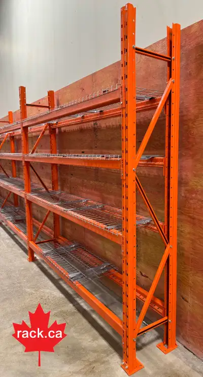 8’ tall x 18” deep storage rack - baby pallet racking, View more