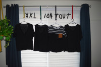 T-Shirt XXL (4 différents) TOUT pour 10$