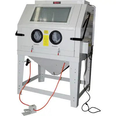 NEW ABRASIVE SAND BLASTING SANDBLASTER CABINET 990L W3015, View more