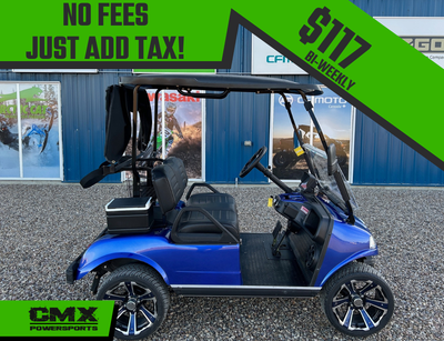 CMX Power Sports **ADDED ACCESSORIES INCLUDE: -ball washer -club cover -cooler *Cash price is subjec...