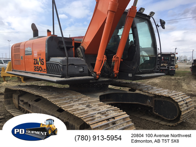 2013 Hitachi ZX250LC Hydraulic Excavator

Isuzu diesel,   
Heat and a/c enclosed cab,   
36" digging...