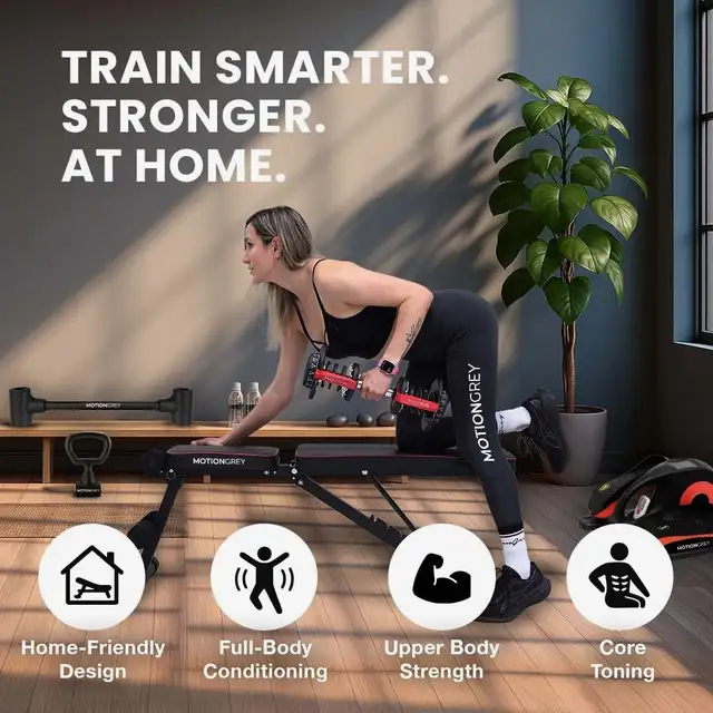 MotionGrey Adjustable Dumbbells - New · Free Shipping in Exercise Equipment in Ottawa - Image 3