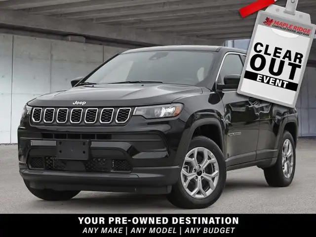 2026 Jeep Compass Sport 4 x 4 | 0% Financing OAC