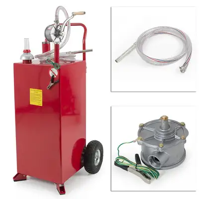 This 30 gallon gas caddy is perfect for storing fuel for automobiles, gas powered lawn and garden to...