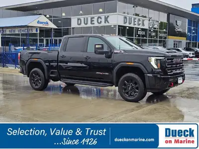 WAS: $120259 NOW: $108245Buy our Diesel driven 2026 GMC Sierra 3500HD AT4 Crew Cab 4X4 with the Tech...