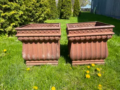 Cast Iron planters, View more