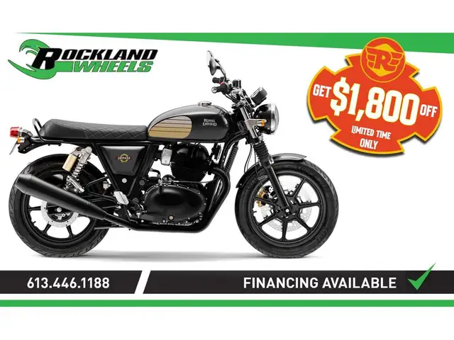 2025 Royal Enfield INTERCEPTOR 650 - BLACK RAY in Street, Cruisers & Choppers in Ottawa - Image 2