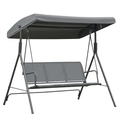 3-Seater Swing Chair Covered Garden Hammock A-Frame Outdoor Porc, View more