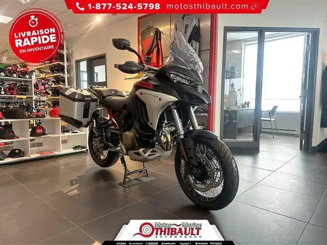 2025 Ducati Multistrada V4 Rally Travel & Radar Spoked Wheels in Street, Cruisers & Choppers in Sherbrooke - Image 2