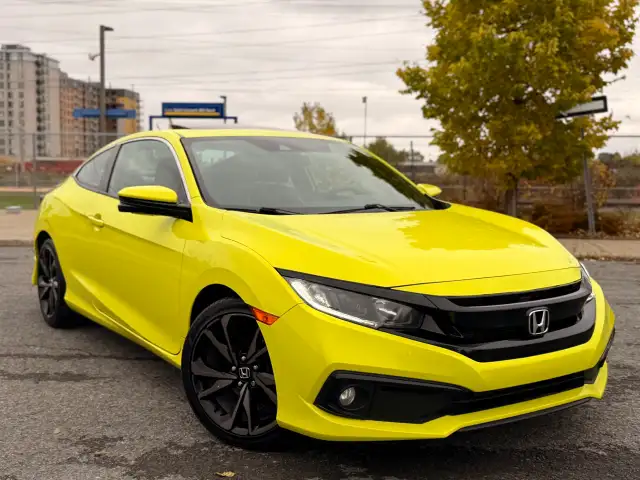 2019 Honda Civic Coupe Sport, Manual, Screen, Camera, Sunroof, Alloy Wheels