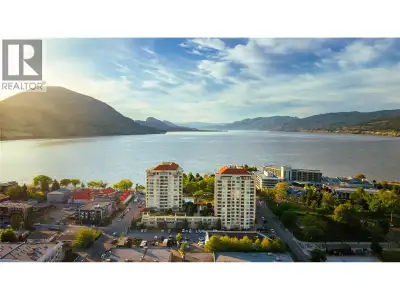 Set high above the shoreline on Okanagan Lake in Penticton, Unit 1006 offers the kind of Okanagan li...