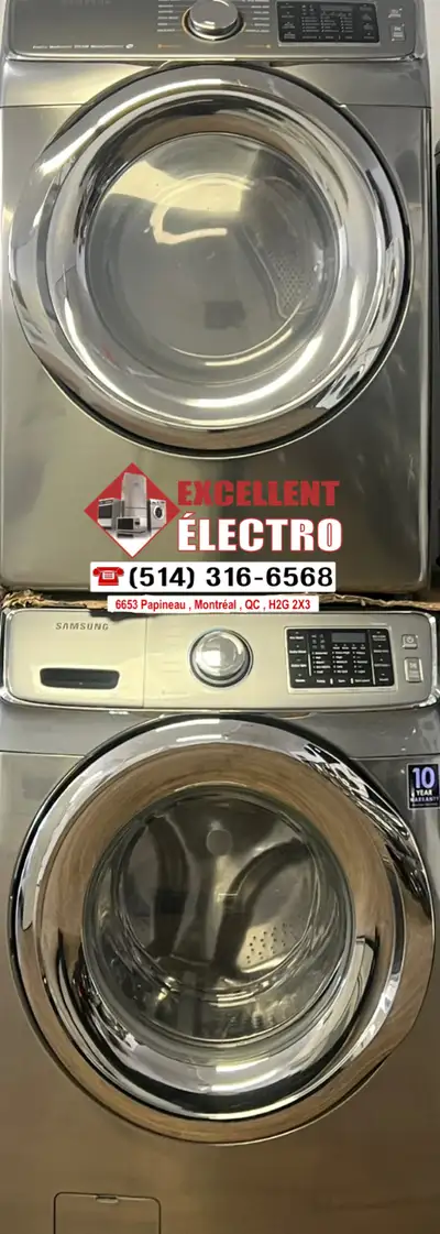 LAVEUSE SECHEUSE SAMSUNG !!!! TAXES INCLUSES+1 AN DE GARANTIE!!, View more
