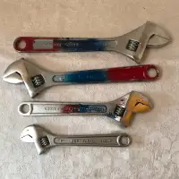 Westward Adjustable Wrenches ~ 12" 10", 8"