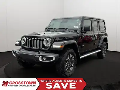 This 2025 JEEP WRANGLER 4-DOOR SAHARA has the following options Cloth Low-Back Bucket Seats, Remote...