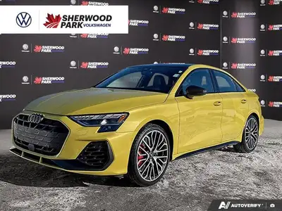 Check out this 2025 Audi S3 Sedan Technik before someone takes it home! *This Audi S3 Sedan Is Compe...