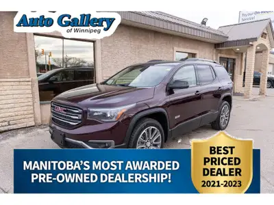 MANITOBA VEHICLE, CLEAN CARFAX - 5 Passenger Seating with 8-Way Power Driver and Passenger Seats - 8...