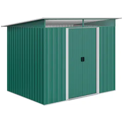 6' x 8.5' Outdoor Metal Garden Shed Utility Tool Storage Steel B, View more
