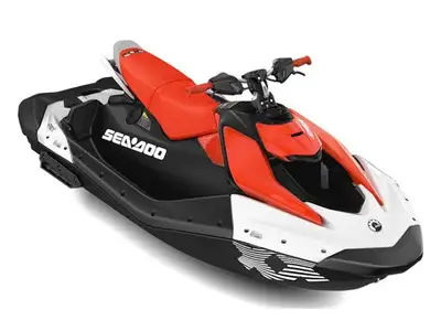 Price, plus freight, PDI, fees and taxes. Trailer Not Included 2026 Sea-Doo Spark™Trixx for 3 Rotax...