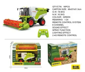 NEW 2.4G 1;24 6CH COMBINE WHEAT HARVESTER 712933, View more