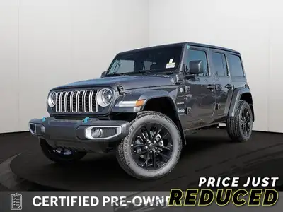 This Jeep Wrangler 4xe has a dependable ECX 2.0L DOHC I-4 DI Turbo PHEV engine engine powering this...