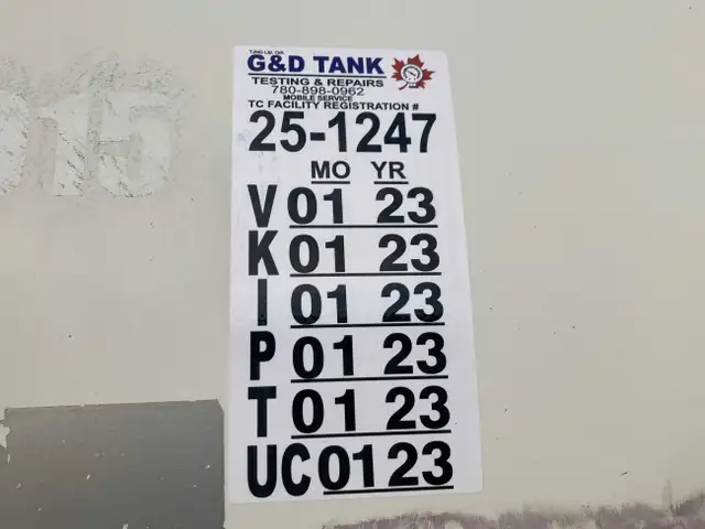 1999 Advance 27,000 Liter Quad axle Crude Oil Tanker Trailer in Heavy Equipment in Delta/Surrey/Langley - Image 26