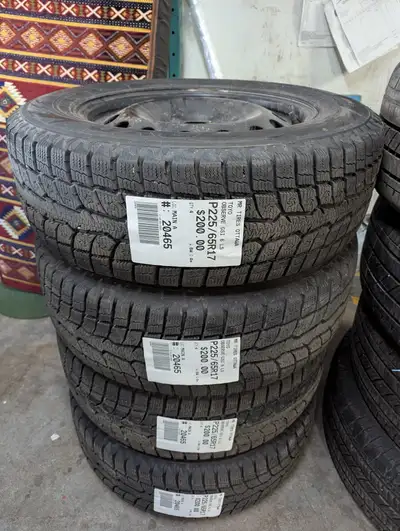 SET OF 4X P225/65R17 225/65/17 TOYO OBSERVE GSI LS TAG # 20465 ** Please read details below ** MR. T...