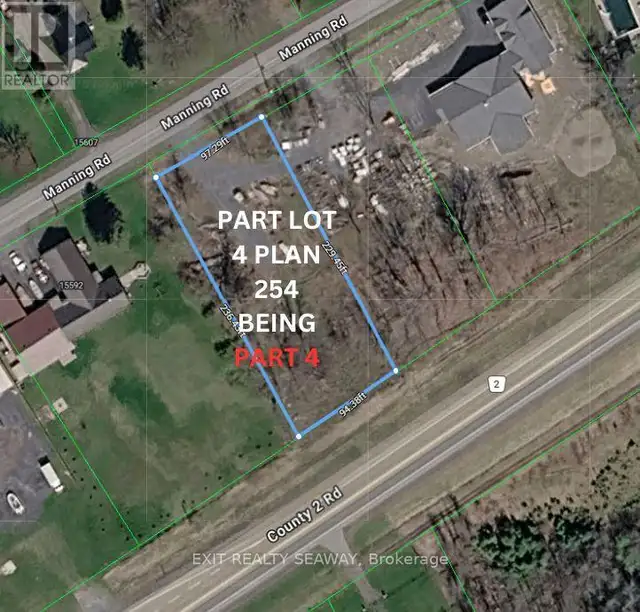 004 MANNING ROAD South Stormont, Ontario in Land for Sale in Cornwall - Image 3