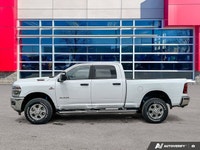 Odometer is 7115 kilometers below market average! Bright White Clearcoat 2025 Ram 2500 Big Horn 4WD... (image 1)