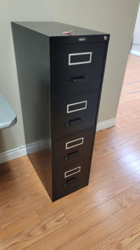 Steel 4 drawer filing cabinet