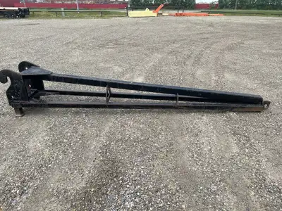 12' Telehandler Jib. 17 ¼" between ears, 12 ¾" from bottom of hole to top of arch - Stock #B71 $3000...