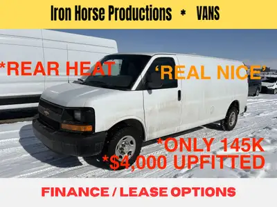 CAN FINANCE/LEASE 2015 CHEVROLET “EXTENDED”EXPRESS 2500, $4,000 UPFITTED, DIVIDER SHELVING, Super Cl...