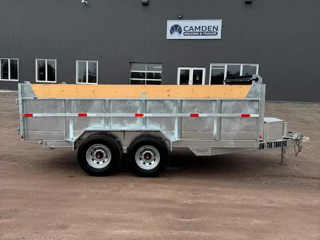2026 Tow Tek Trailers 6 x 12 Galvanized Dump Trailer in Cargo & Utility Trailers in Mississauga / Peel Region - Image 2