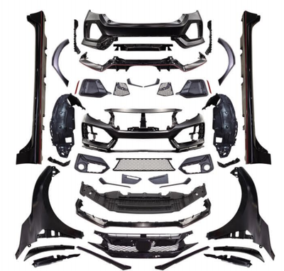 Upgrade your Honda Civic Hatchback 2017-2021 to Type R Style Look Wide Body KIT for Civic Hatchback...