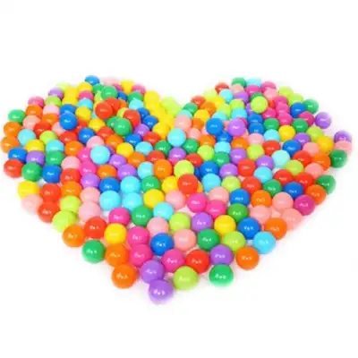 NEW 100 PCS LARGE 7 CM PLASTIC BABY KIDS TOY BALL SET 34BS5, View more